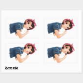 リベッターの女性に手を出せ!第二次世界大戦 長方形シール (シート)