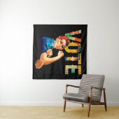 リベッターの政治ポスター選挙を行う タペストリー (インサイチュ(横))