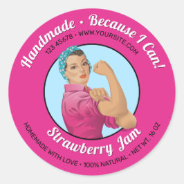 リベッターの瓶のふたラベルを見る ラウンドシール