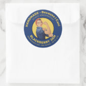 リベッターの瓶のふた丸いステッカーを回す ラウンドシール (バッグ)