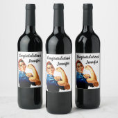 リベッターをパーソナライズする ワインラベル (ボトル)