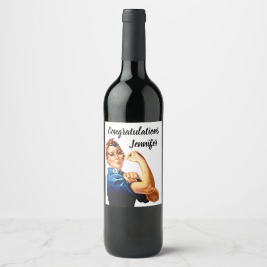 リベッターをパーソナライズする ワインラベル (正面)