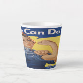 リベッターをロージー カフェラテマグ (正面)