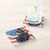 リベッターをロージー ガラスコースター (アングル)