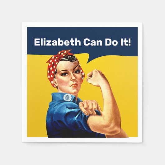 リベッターをロージー |ナプキン |カスタマイズ スタンダードカクテルナプキン (正面)