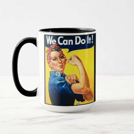リベッターをロージー/私たちはそれを行うことができる/行儀の良い女性 マグカップ (左)