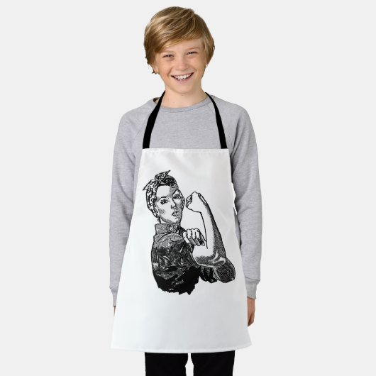 リベッターをロージー – 私はそれを行うことができる! エプロン (着用した状態)