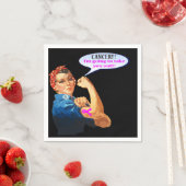 リベッター乳がんチャリティーデザイン スタンダードカクテルナプキン (インサイチュ)