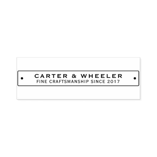 リベットカスタムラベルメーカーズスタンプ セルフインキングスタンプ (デザイン)