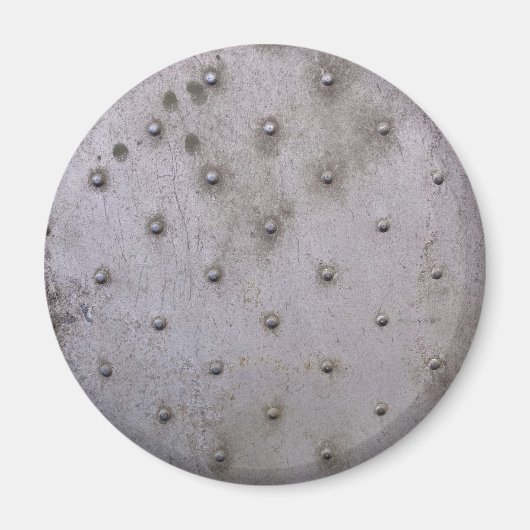 リベットグランジ付き鋼板 マグネット (正面)