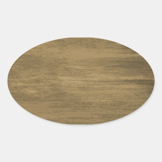 リベット付きグラニー金ゴールド金属プレート 楕円形シール (正面)