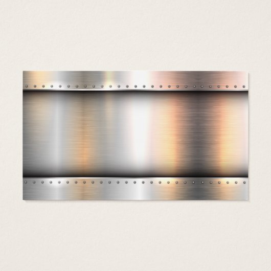 リベット付き住宅修理メタリック背景 (裏面)