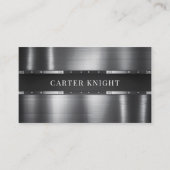 リベット付き金属工業 名刺 (正面)