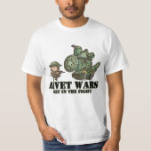 リベット戦争の同盟うなり声およびVertタンク Tシャツ (正面)