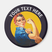 リベパーソナライズされたターのロージーカスタムヴィンテージ マグネット (正面)