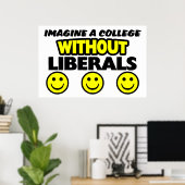 リベラル派なしだ！ ポスター (ホームオフィス)
