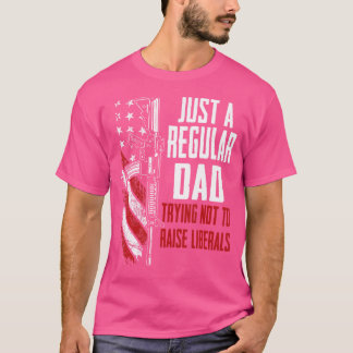 リベラル派のFaを上げようとしない普通のパパ Tシャツ