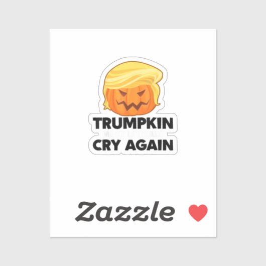 リベラル派を再びトランプキンハロウィーンで泣かせる シール (シート)