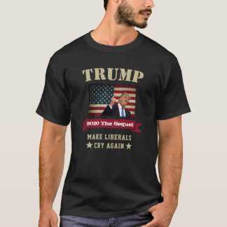 リベラル派を再び2020年の続編トランプに Tシャツ