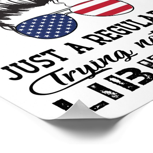 リベラル派を育てないように頑張っている普通の母親だ。 ポスター (角)