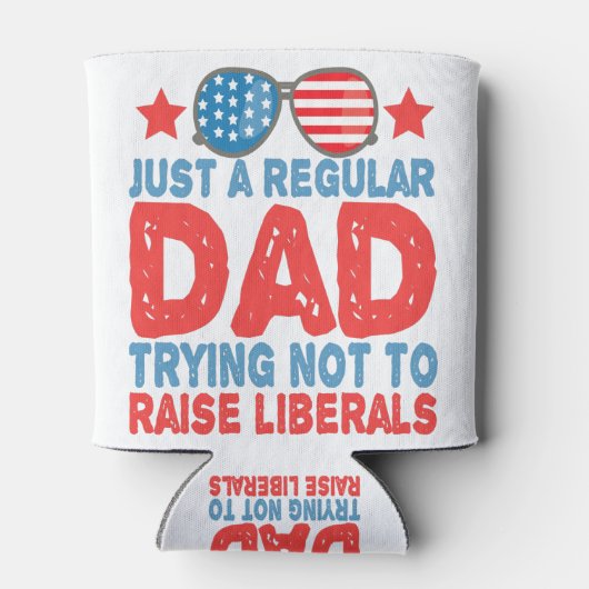 リベラル派を育てようとしない普通のパパにすぎない 缶クーラー (裏面)