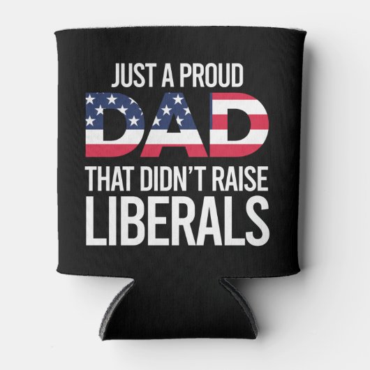 リベラル誇りを持った派の父親を育てなかったパパ 缶クーラー (正面)