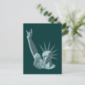 リベラル・ドージの像 ポストカード (スタンド正面)