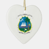 リベリアの紋章付き外衣 セラミックオーナメント (右)