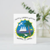 リベリアコート・オブ・アームズ ポストカード (スタンド正面)