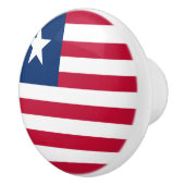 リベリアセラミックノブの国旗 セラミックノブ (右)