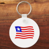 リベリア国旗のキーチェーン キーホルダー (正面)