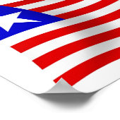 リベリア国旗のポスタープリント ポスター (角)