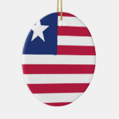 リベリア国旗の紋章 セラミックオーナメント (右)