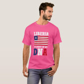 リベリア国旗アフリカ Tシャツ (正面フル)