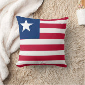 リベリア国旗 クッション (ブランケット)
