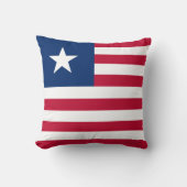 リベリア国旗 クッション (正面)