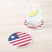 リベリア国旗 コースター (側面)