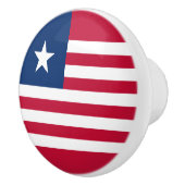 リベリア国旗 セラミックノブ (右)