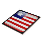 リベリア国旗 タイル (側面)