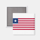 リベリア国旗 マグネット (正面/裏面)