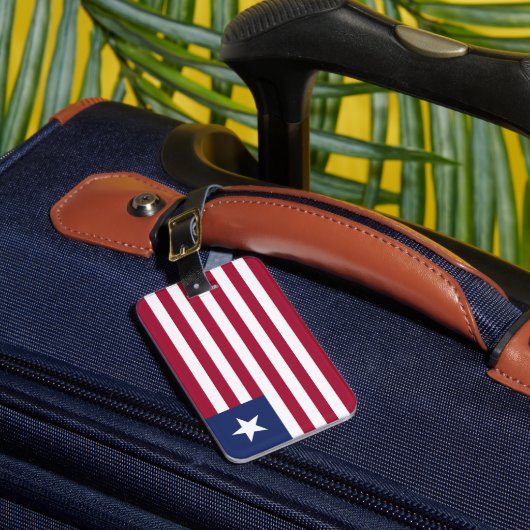 リベリア国旗 ラゲッジタグ (正面インサイチュ1)