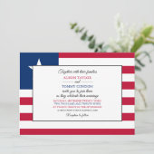 リベリア国旗、リベリア結婚国旗 招待状 (スタンド正面)