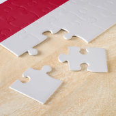 リベリア国旗（リベリア） ジグソーパズル (側面)