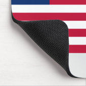 リベリア国旗（リベリア） マウスパッド (コーナー)