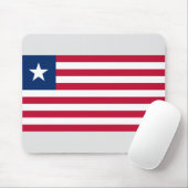 リベリア国旗（リベリア） マウスパッド (マウス)