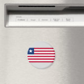 リベリア国旗（リベリア） マグネット (インサイチュ (食洗機))