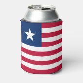リベリア国旗 缶クーラー (缶裏面)
