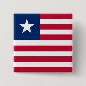 リベリア国旗 缶バッジ (正面)