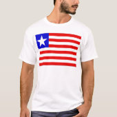 リベリア国旗 Tシャツ (正面)