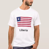 リベリア国旗 Tシャツ (正面)